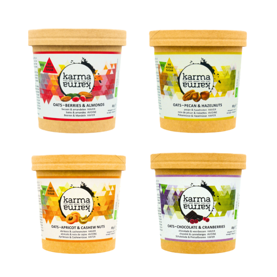 mix organic oat cups | 12x 85g