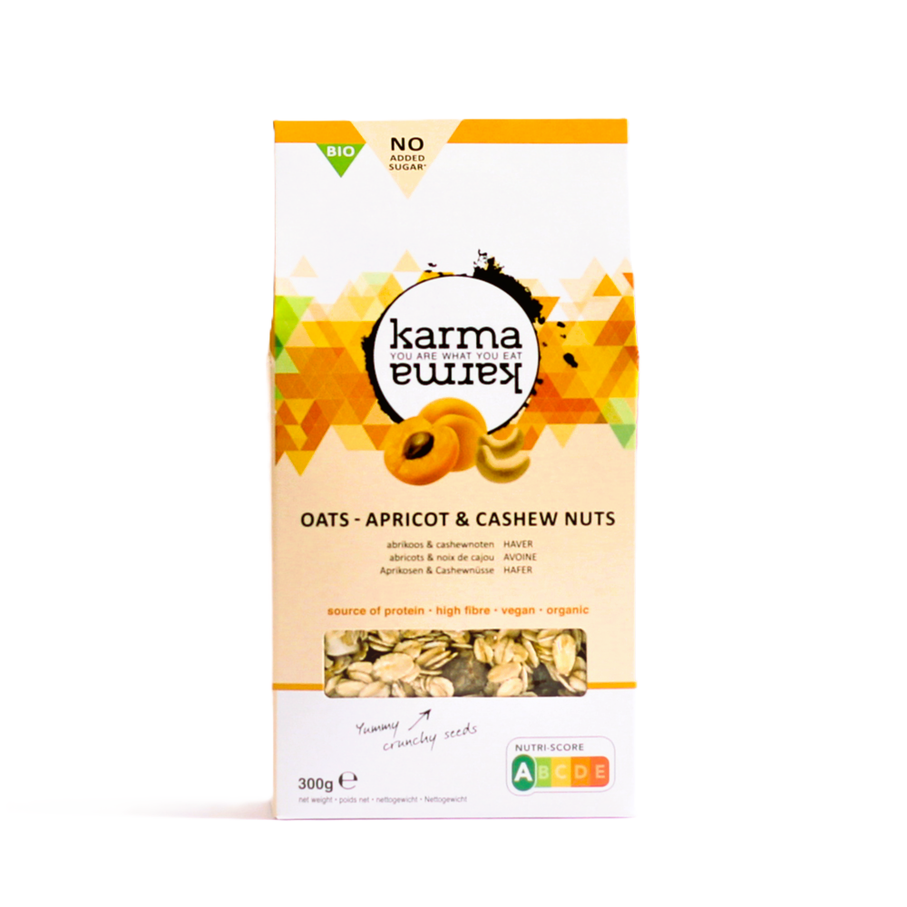 apricot & cashew nuts organic oats | 1x 300g