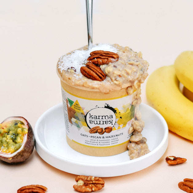 pécan & noisettes cups d'avoine bio | 12x 85g