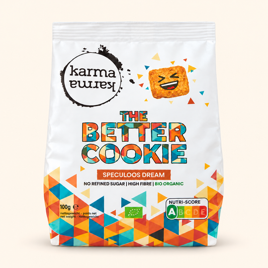 Zak The Better Cookie Speculoos Dream, biologische speculooskoekjes van KarmaKarma