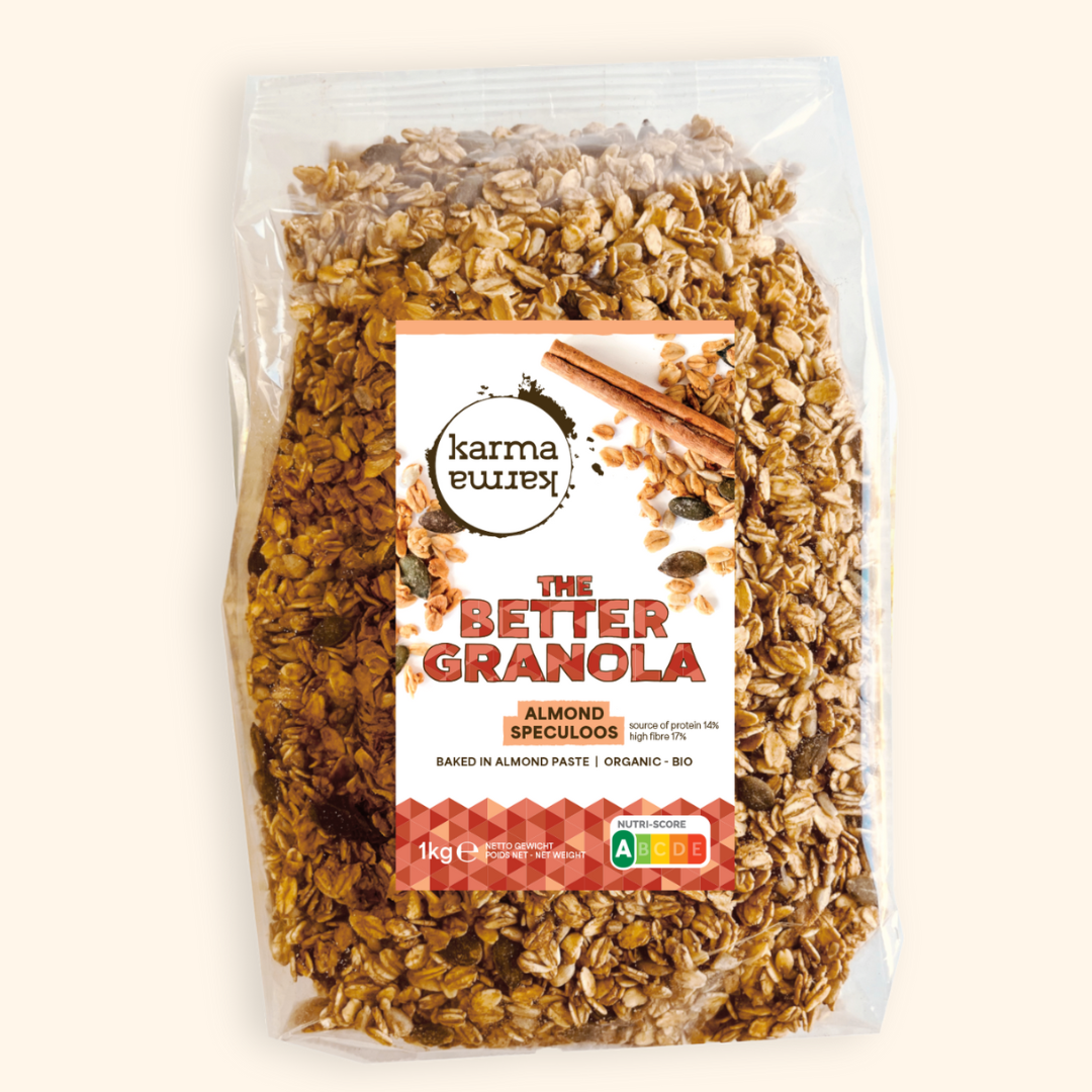 Bundel | The BETTER Granola & Jar | Amandel & Speculoos Bio Granola | 1x 1kg