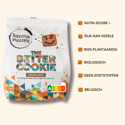 The Better Cookie | Organic | Cacao Love | 5x 100g 