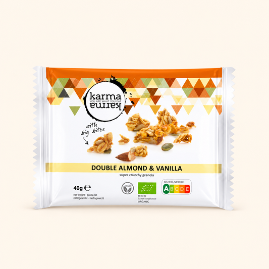 Portiezakje Amandel & Vanille Bio Granola van 40 g van KarmaKarma