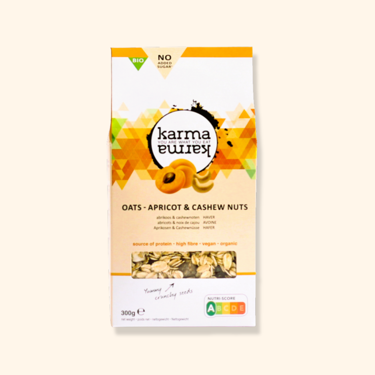 Abrikoos & Cashewnoten Bio Haver | 1x 300g