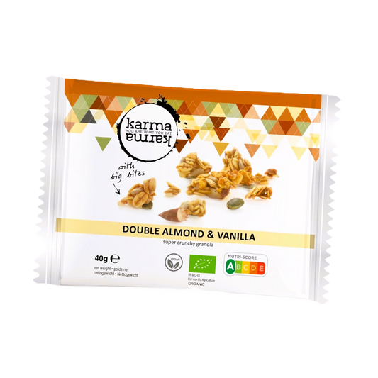  almond vanille organic granola | 20 x 40g