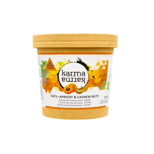 abrikoos & cashewnoten bio havercups | 12x 85g