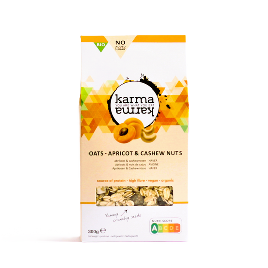 abrikoos & cashewnoten bio haver | 1x 300g