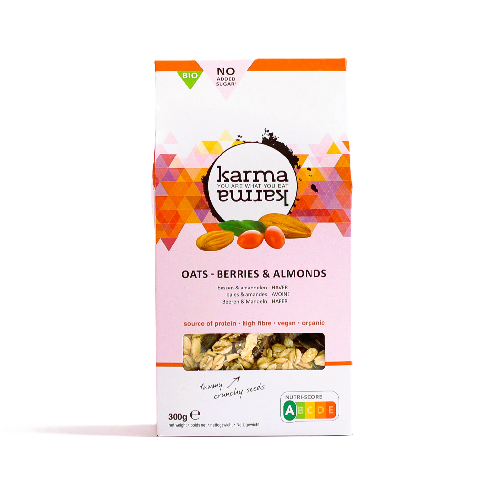 berries & almonds organic oat | 1x 300g